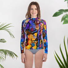 Load image into Gallery viewer, Girls Rash Guard Breeze Bright
