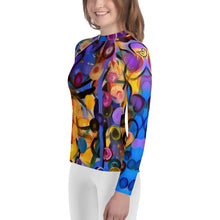 Load image into Gallery viewer, Girls Rash Guard Breeze Bright
