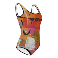 Load image into Gallery viewer, Girls Swimsuit &quot;Circles in the Sand&quot; - Whimsy Fit Workout Wear
