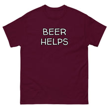 Load image into Gallery viewer, Beer Helps T-Shirt Weekend Vibes, Whimsy Fit
