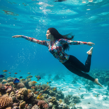 Load image into Gallery viewer, Swimming in Breeze Rash Guard
