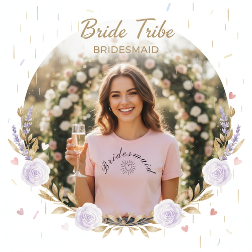 Bridesmaid Shirt Marketing Photo