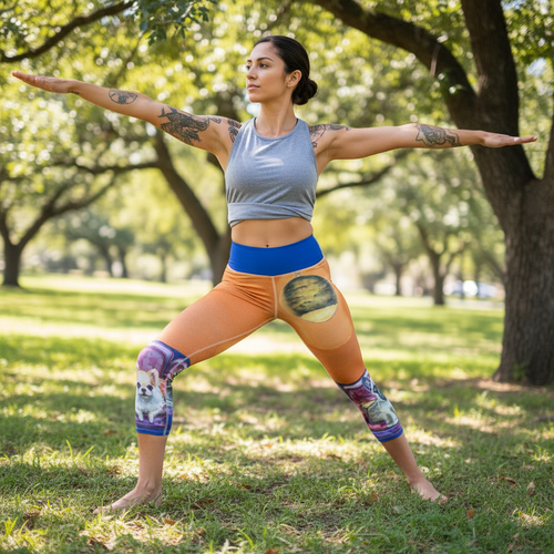 Capri Leggings Salon Dogs Marketing Photo