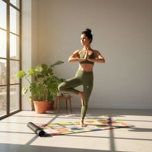 Load image into Gallery viewer, Circles Yoga Mat Marketing Photo
