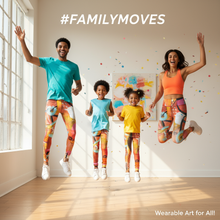 Load image into Gallery viewer, Family marketing photo for Circle Circle Leggings
