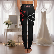 Load image into Gallery viewer, Maid of Honor Yoga Leggings Back View
