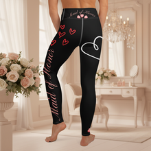 Load image into Gallery viewer, Maid of Honor Yoga Leggings with Wedding Background
