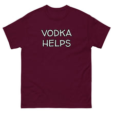 Load image into Gallery viewer, Vodka Helps Men&#39;s classic tee - Whimsy Fit Workout Wear

