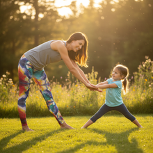 Load image into Gallery viewer, Mother daughter outdoor exercise
