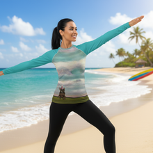 Load image into Gallery viewer, Party is Over Rash Guard Marketing Photo
