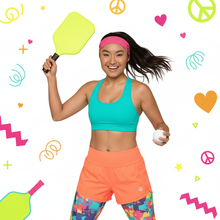 Load image into Gallery viewer, Peace Love &amp; Pickleball Headband Marketing Photo
