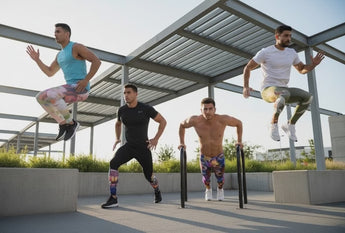 Mens Breeze Bright Leggings Whimsy Fit Video