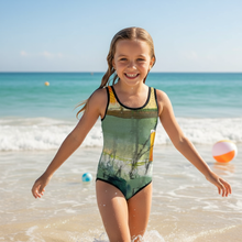 Load image into Gallery viewer, Sink or Swim Girls Swimsuit Marketing Photo

