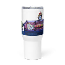 Load image into Gallery viewer, Salon Dogs Travel mug with a handle - Whimsy Fit Workout Wear
