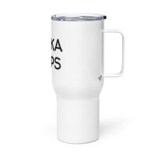 Load image into Gallery viewer, &quot;Vodka Helps&quot; Travel Mug with Handle - Whimsy Fit Workout Wear

