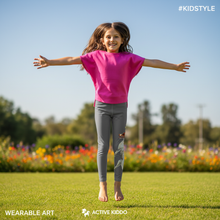 Load image into Gallery viewer, Whimsy Fit Dexter Grey Little Leggings Marketing Photo
