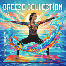 Load image into Gallery viewer, Women&#39;s Rash Guard Breeze Darker Marketing Photo
