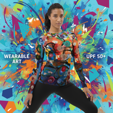 Load image into Gallery viewer, Women&#39;s Rash Guard Breeze Marketing Photo
