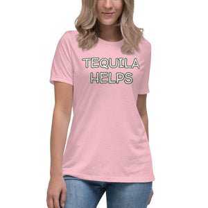 Tequila Helps Women's T-Shirt - Whimsy Fit Workout Wear