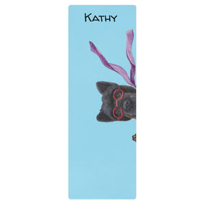 Yoga Mat with Chow Chow Customizable. Whimsy Fit