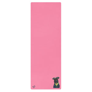 Schnauzer on Yoga Mat Personalized Whimsy Fit