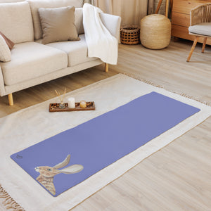 Jack Rabbit Bunny on Yoga Mat Personalized Whimsy Fit