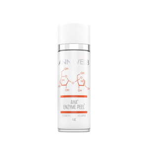 ANN WEBB ENZYME AHA PEEL: Gentle Fruit Enzyme Peel to Brighten Complexion and Exfoliate Skin Made in America- Whimsy Fit Workout Wear