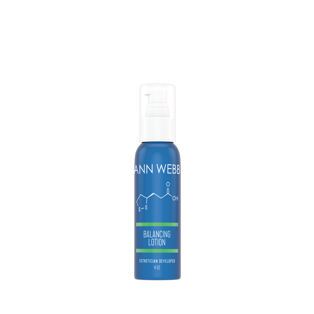 ANN WEBB Balancing Lotion is a light weight night time moisturizer with anti-aging peptides- Whimsy Fit Workout Wear