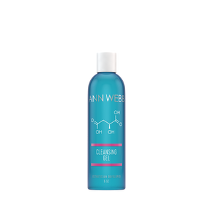 ANN WEBB:Cleansing Gel Non-greasy Foaming, Exfoliating Cleanser that will leave your skin Silky. Great for any skin type. Helps Oily/Blemished skin -Made in AMERICA