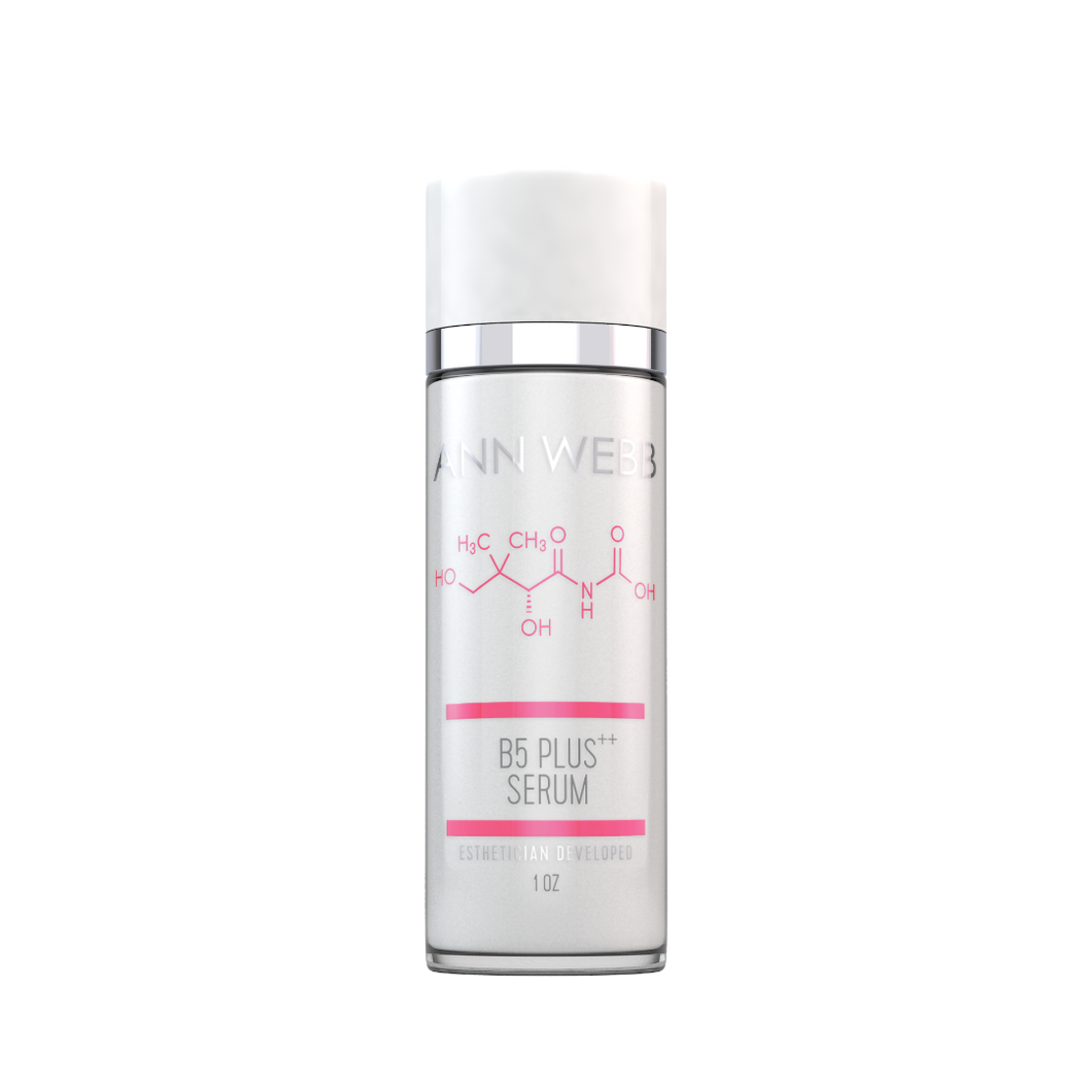 ANN WEBB B5 SERUM with Hyaluronic Acid visibly softens fine lines, moisturizes & plumps skin- Whimsy Fit Workout Wear