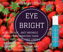 Load image into Gallery viewer, ANN WEBB Eye Bright Cream is a  firming &amp; hydrating cream with mica powder to give eyes a glow! Made in America
