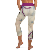Load image into Gallery viewer, Chow Chow Print Leggings &quot;Can I Come In?&quot; Yoga Capri Leggings - Whimsy Fit Workout Wear
