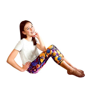 "Breeze Bright" Yoga Capri Leggings - Whimsy Fit Workout Wear