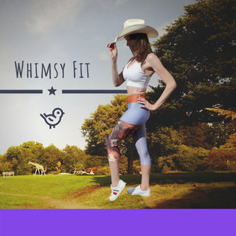 Womens Longhorn Blue Leggings Whimsy Video