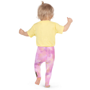 Whimsy Fit "Cotton Candy with Party Dog" Toddler Leggings