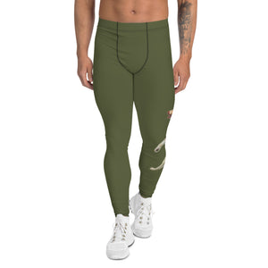 Whimsy Fit Men's "Dexter" Leggings in "In the Army Green"