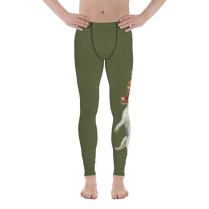  Whimsy Fit Men's "Dexter" Leggings in "In the Army Green"