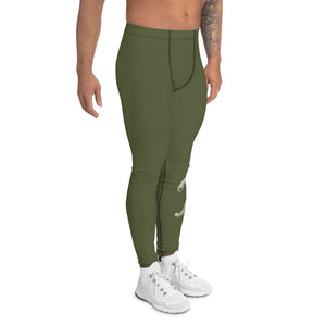Whimsy Fit Men's "Dexter" Leggings in "In the Army Green"