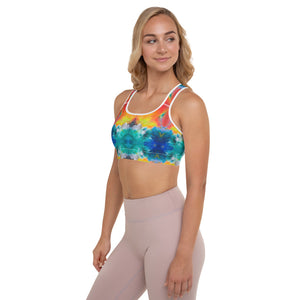 "Chi  Chi” Padded Sports Bra - Whimsy Fit Workout Wear