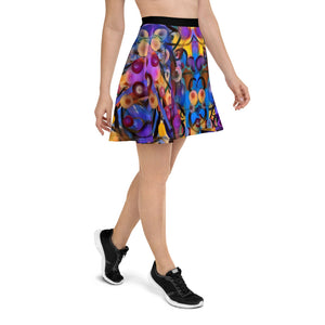 Whimsy Fit "Breeze Bright" Skater Skirt - Whimsy Fit Workout Wear