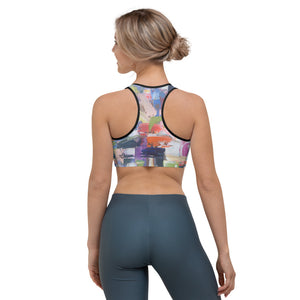 Whimsy  Fit Abstract "Kris Kross" Sports Bra