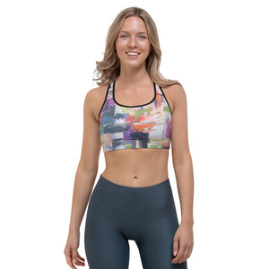 Whimsy  Fit Abstract "Kris Kross" Sports Bra
