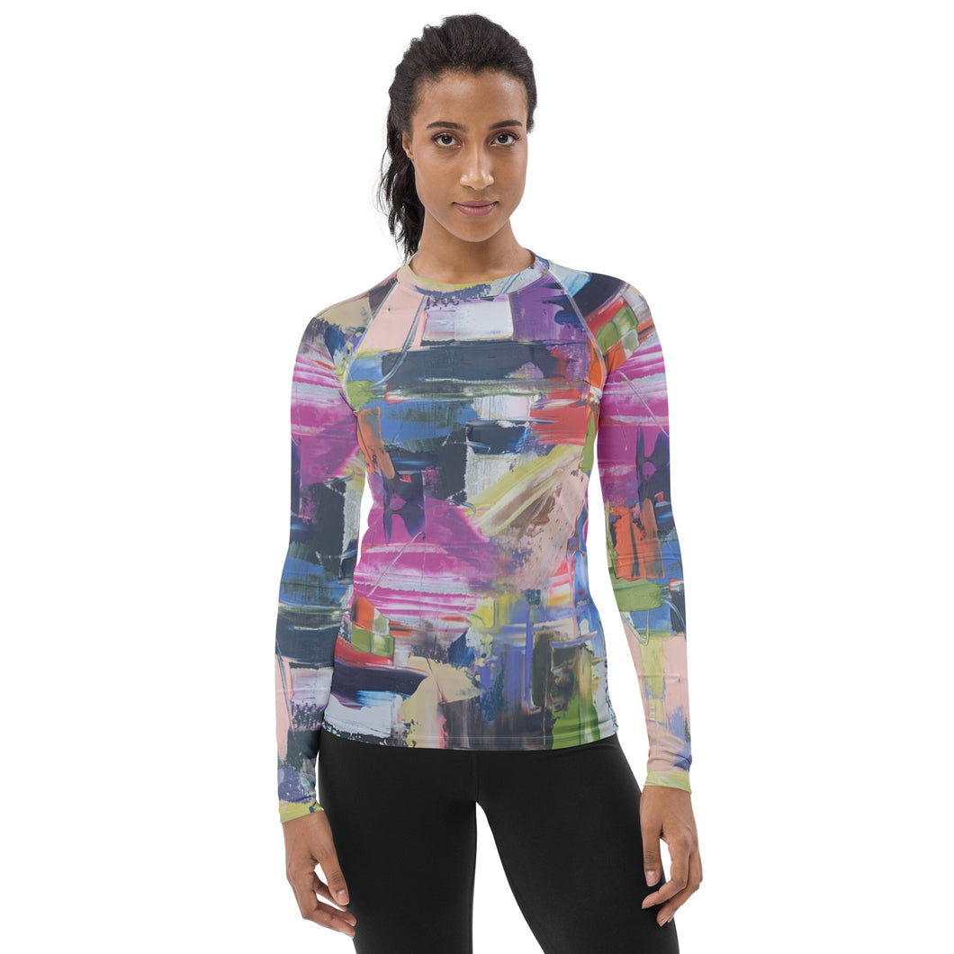 Whimsy Fit Rash Guard Kris Kros All Over