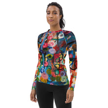 Load image into Gallery viewer, Whimsy Fit Women&#39;s Black Rash Guard &quot;Breeze&quot; lighter

