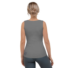 Load image into Gallery viewer, Whimsy Fit Grey Tank Top with French Bulldog - Whimsy Fit Workout Wear
