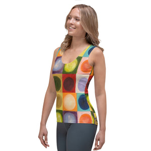 Whimsy Fit "Circles" Tank Top - Whimsy Fit Workout Wear