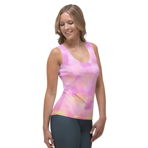 Whimsy Fit "Cotton Candy - Party Dog" Tank Top - Whimsy Fit Workout Wear