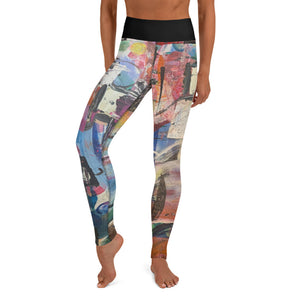 Whimsy Fit Yoga & Workout Leggings "Calm Down"
