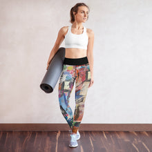 Load image into Gallery viewer, Whimsy Fit Yoga &amp; Workout Leggings &quot;Calm Down&quot;
