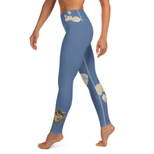 Load image into Gallery viewer, Papillon Blue Yoga Leggings - Whimsy Fit
